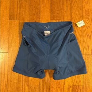 NWT Baleaf Women's Blue Cycling Shorts Size XL
